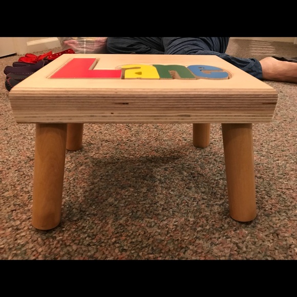 Personalized baby step stool and hanger - Picture 5 of 5